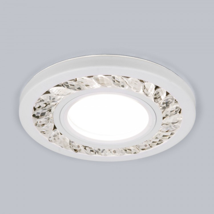 Точечный светодиодный светильник 8355 MR16 CL/WH прозрачный/белый