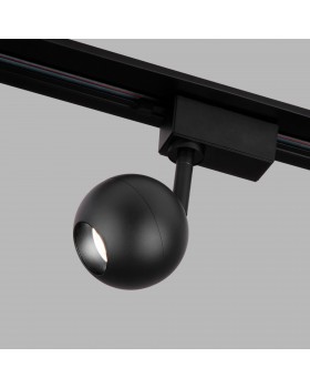 Трековый светодиодный светильник для однофазного шинопровода Ball Черный 8W 4200K LTB76