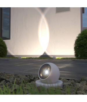 Уличный ландшафтный светодиодный светильник Ball 35143/S белый-foto2