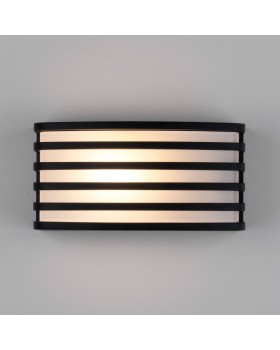 Уличный настенный светильник 1409 TECHNO чёрный-foto2