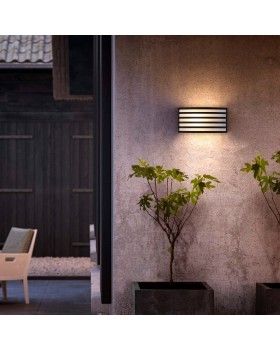 Уличный настенный светильник 1409 TECHNO чёрный-foto3