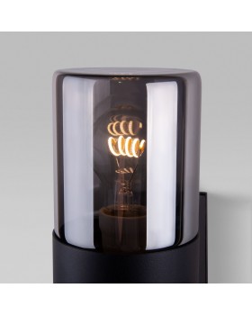 Уличный настенный светильник Roil чёрный/дымчатый плафон IP54 35125/D-foto6