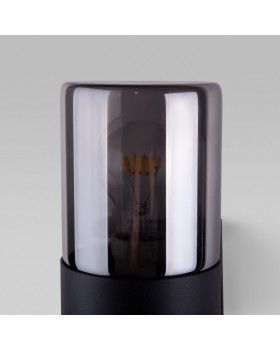 Уличный настенный светильник Roil чёрный/дымчатый плафон IP54 35125/D-foto7