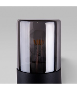 Уличный настенный светильник Roil чёрный/дымчатый плафон IP54 35125/D-foto7