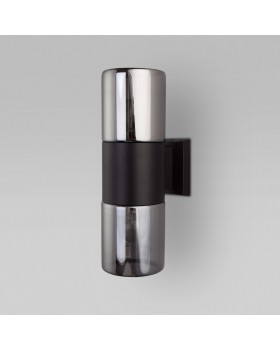 Уличный настенный светильник Roil чёрный/дымчатый плафон IP54 35125/D-foto5