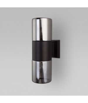 Уличный настенный светильник Roil чёрный/дымчатый плафон IP54 35125/D-foto5