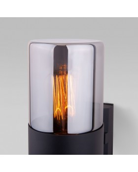 Уличный настенный светильник Roil чёрный/дымчатый плафон IP54 35125/U-foto3