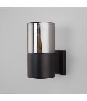 Уличный настенный светильник Roil чёрный/дымчатый плафон IP54 35125/U-foto4