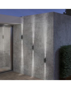 Уличный настенный светодиодный светильник Blaze LED IP54 35136/W серый-foto4