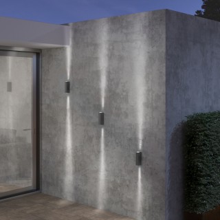 Уличный настенный светодиодный светильник Blaze LED IP54 35136/W серый-foto4