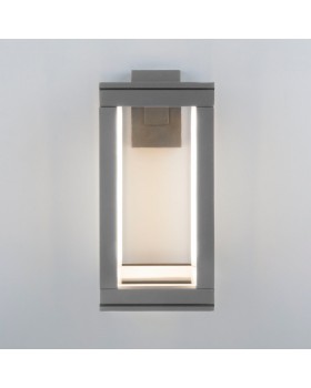 Уличный настенный светодиодный светильник Frame LED IP54 1527 TECHNO LED серый-foto3