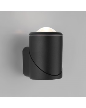 Уличный настенный светодиодный светильник GIRA U LED IP54 35127/U черный