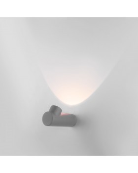 Уличный настенный светодиодный светильник Ray LED IP54 35134/W серый-foto2