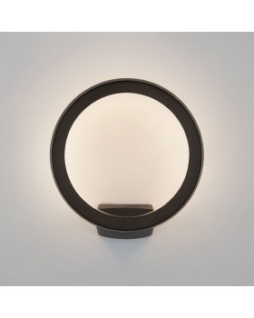 Уличный настенный светодиодный светильник Ring IP54 1710 TECHNO LED черный-foto5