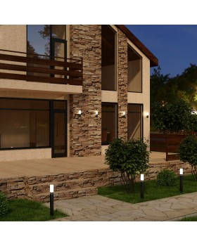 Уличный настенный светодиодный светильник IP54 серый 1534 TECHNO LED-foto3