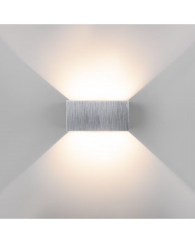 Уличный настенный светодиодный светильник WINNER DOUBLE LED IP54 35137/W алюминий-foto2