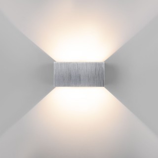 Уличный настенный светодиодный светильник WINNER DOUBLE LED IP54 35137/W алюминий-foto2