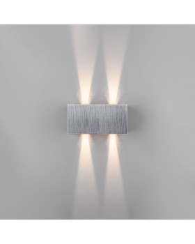 Уличный настенный светодиодный светильник WINNER DOUBLE LED IP54 35137/W алюминий-foto5