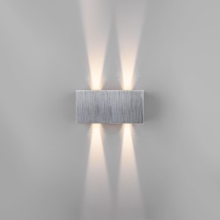 Уличный настенный светодиодный светильник WINNER DOUBLE LED IP54 35137/W алюминий-foto5