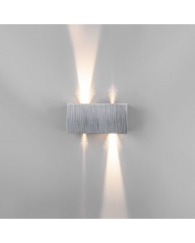 Уличный настенный светодиодный светильник WINNER DOUBLE LED IP54 35137/W алюминий-foto6