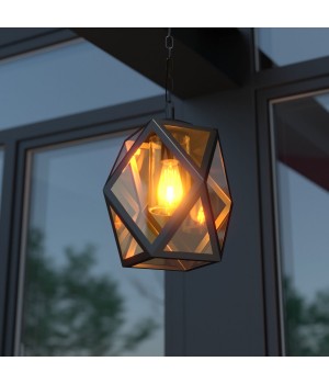 Уличный подвесной светильник Ambra H IP33 35133/H черный-foto3