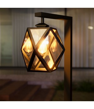 Уличный светильник на столбе Ambra F IP33 35133/F черный-foto4