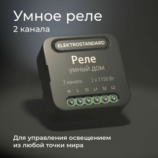 Умное двухканальное реле 76007/00-foto2