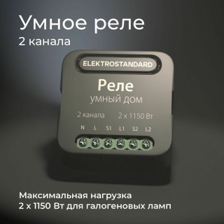 Умное двухканальное реле 76007/00-foto3