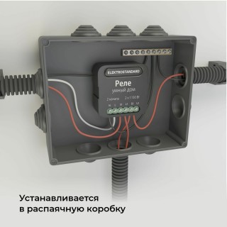 Умное двухканальное реле 76007/00-foto6