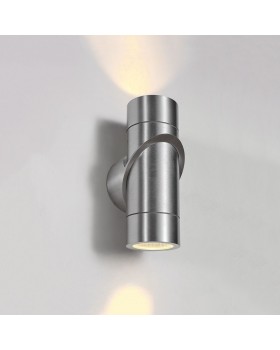 Vortex хром уличный настенный светодиодный светильник 1553 TECHNO LED