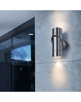 Vortex хром уличный настенный светодиодный светильник 1553 TECHNO LED-foto2