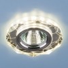 Встраиваемый потолочный светильник со светодиодной подсветкой 2120 MR16 SL зеркальный/серебро