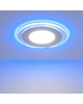 Встраиваемый потолочный светодиодный светильник DLKR160 12W 4200K Blue
