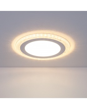 Встраиваемый светодиодный светильник DLR024 7+3W 4200K