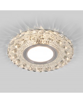 Встраиваемый точечный светильник с LED подсветкой 2236 MR16 CL прозрачный