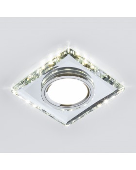 Встраиваемый точечный светильник со светодиодной подсветкой 2230 MR16 SL зеркальный/серебро Встраиваемый точечный светильник со светодиодной подсветкой 2230 MR16 SL зеркальный/серебро