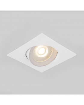 Встраиваемый точечный светодиодный светильник 9915 LED 6W WH белый