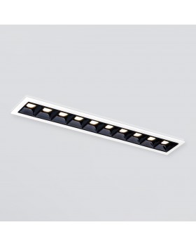 Встраиваемый точечный светодиодный светильник 9922 LED 20W 4200K белый/черный
