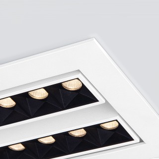 Встраиваемый точечный светодиодный светильник 9923 LED 20W 4200K белый/черный-foto3