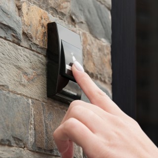 Звонок беспроводной 36M IP40 DBQ22M WL черный-foto2