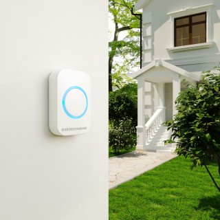 Звонок беспроводной 36M IP44 DBQ25M WL белый-foto2