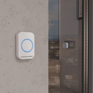 Звонок беспроводной 36M IP44 DBQ25M WL белый-foto3