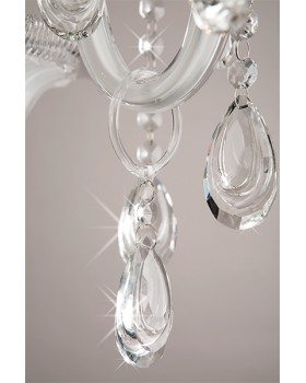 Хрустальный бра 125/2 белый / хром-foto2