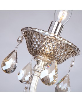 Бра с хрусталем 278/2 серебро-foto2