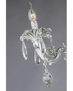 Бра с хрусталем 276/2 серебро-foto2