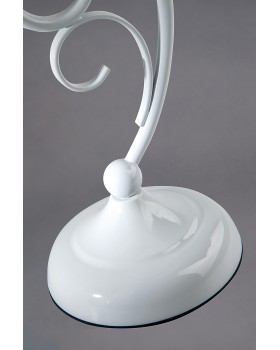 Классическая настольная лампа 01090/1 белый-foto3