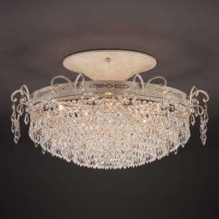 Потолочная люстра 305/8 белый с золотом-foto3