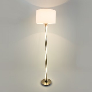 Торшер со светодиодной подсветкой 992 белый / никель-foto5