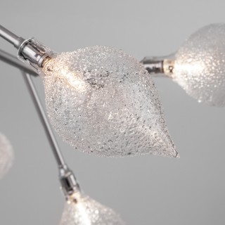 Подвесная люстра с плафонами 546 серебро-foto3