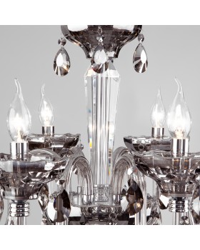 Подвесная хрустальная люстра 309/8 хром-foto2